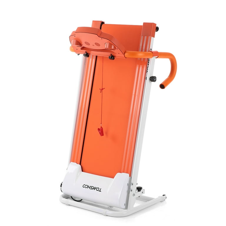 TOMSHOO Portable Folding Electric Motorized Treadmill Machine with Emergency Stop Switch Walmart