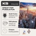 thumbnail image 2 of UNIDRAGON Wooden Puzzle Morning New York 500 Pieces KS Nature View, 2 of 8