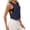 Dark Blue, variant on Wang6 Womens Loose Fit Tank Tops Causal Sleeveless Workout Tops Summer Crew Neck Solid Yoga Running Gym Basic Tees White XL