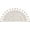 Ivory, variant on Cotton Half Circle Boho Bathroom Rug with Antiskid 22"x36" Beige – 100% Cotton Scalloped Bath Mat, Anti‑Skid, Soft & Absorbent Bathroom Rug for Shower, Tub & Entryway