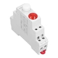 thumbnail image 4 of Luz Indicadora, Lámpara Indicadora De Riel DIN LED Retardante De Llama Versátil AC DC 230 V Para Control De Línea Eléctrica, 4 of 7