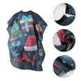 thumbnail image 3 of Unique Bargains 1 Pc Santa Hat Hair Cut Barber Cape Black Red, 3 of 6