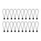 thumbnail image 1 of 20x Bolas de cordón de cordón de lona, ​​correa elástica de bungee elástica multifuncional, de servicio pesado para acampar, carpas hogar 20 cm, 1 of 8
