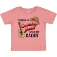 thumbnail image 3 of Inktastic I Listen to Country Music with my Daddy Guitar and Hat Boys or Girls Baby T-Shirt, 3 of 5