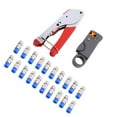 thumbnail image 3 of Juego De Herramientas Pelacables De Compresión, Engarzadora, Conector De Cable F, Coaxial RG6 RG59 Para Cine En Casa, CATV, Sistemas Satélites Y Aplicaciones De Seguridad,, 3 of 7