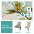 thumbnail image 6 of Stretch wingback Side Chair slipcover Printed, armless wingback Chair Cover with Elastic Bottom Sloping Armchair Covers Removable Washable Armchair Covers-AH-1 Pcs, 6 of 8