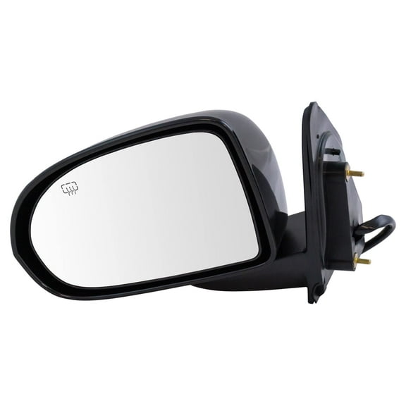 TRQ Mirror Power Heated Smooth Black Driver Side Left LH for Jeep Compass New MRA06869