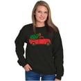thumbnail image 3 of Christmas Tree Xmas Pick Up Truck Sweatshirt for Men or Women Brisco Brands S, 3 of 6