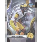 2024 Bowman University Best Michigan Wolverines Will Johnson #35 Football Card