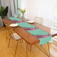 thumbnail image 2 of Yayeee Table Runner 90 inches Long Home Kitchen Dinning Party Decoration, Pink Cheetah, 2 of 7