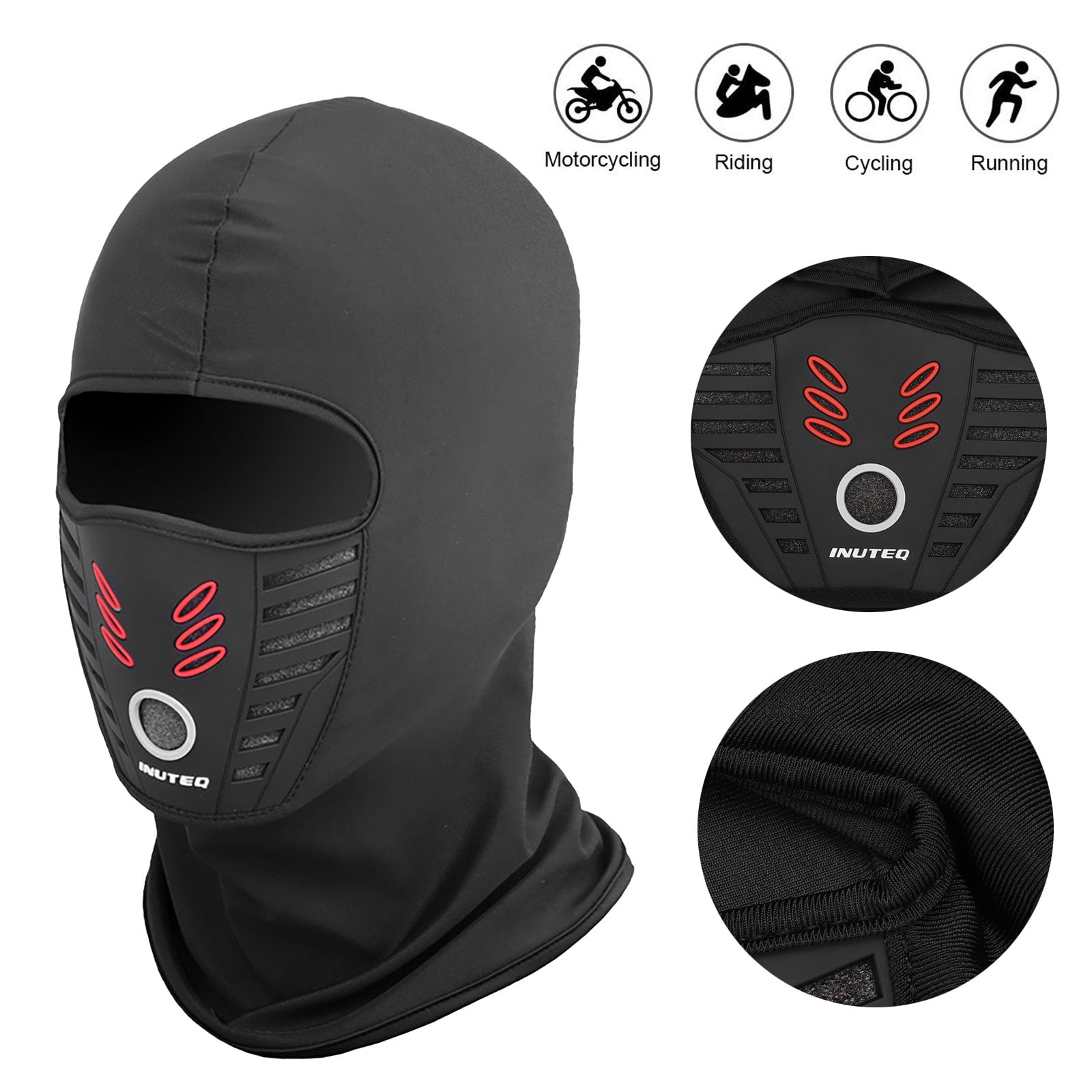 TSV Sun Hood Mask Winter Balaclava Windproof Breathable Face Mask ...