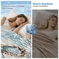 thumbnail image 2 of Blue Anchor Coastal Cooling Blanket,Lightweight Summer Throw Blanket with Double Sided Cold Effect,Nautical Summer Beach Starfish Snowflake Picnic Blankets Bed Sheet for Hot Sleepers 50"x60", 2 of 8