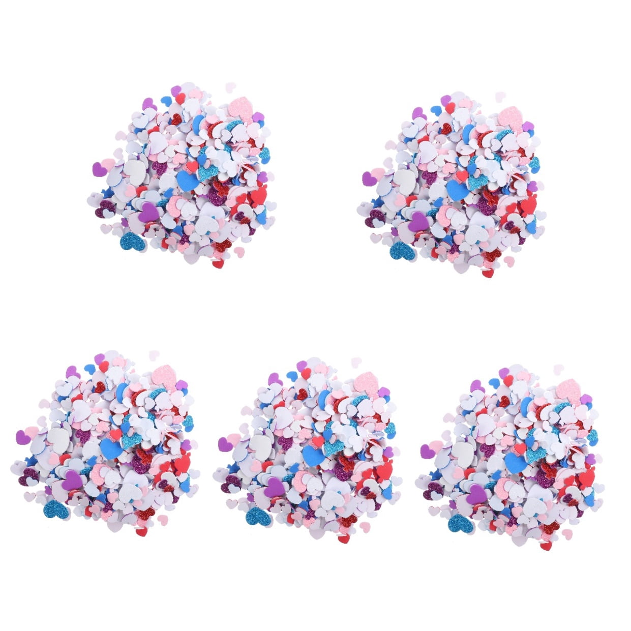 WRISTBIQUE Valentines DIY Craft Stickers Durable Hearts for Picture Frames