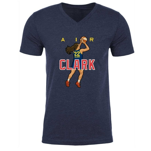 MENS V NECK Caitlin Clark Air Indiana Shirt T-Shirt