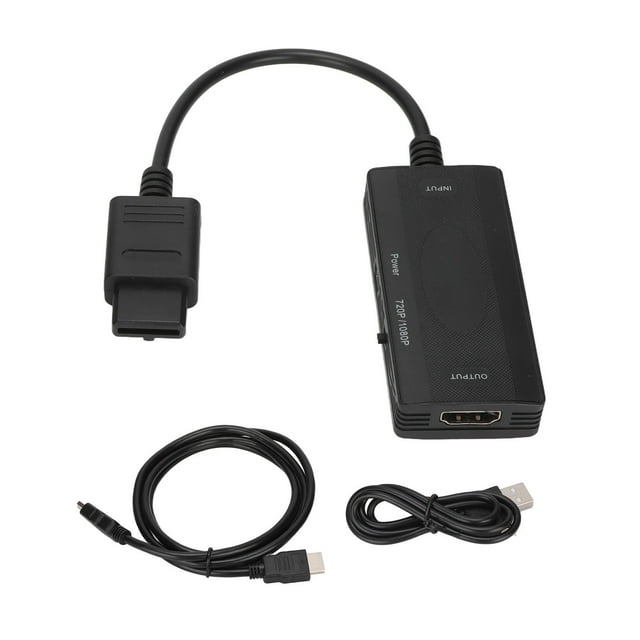 Convertidor de interfaz multimedia N64 a HD Adaptador HD 1080P compatible con Game Cube para SNES