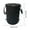 Black, variant on StSilkitty Collapsible Trash Can,Garden Garbage Bag with Lid,Khaki,10 Gallons