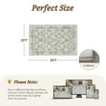 thumbnail image 4 of SIXHOME 2'x3' Floral Area Rug, Washable Non-Slip Traditional Carpet, Soft Botanical Accent Rug for Entryway Kitchen Bedroom, Sage Green, 4 of 7