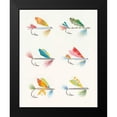 thumbnail image 2 of Prahl, Courtney 12x14 Black Modern Framed Museum Art Print Titled - Angling in the Stream Lures, 2 of 5