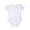 White, variant on Ruyang Baby Girls Cotton Rompers Ruffle Puff Short Sleeve Round Neck Bodysuit Infant Solid Triangle Crawling Clothes