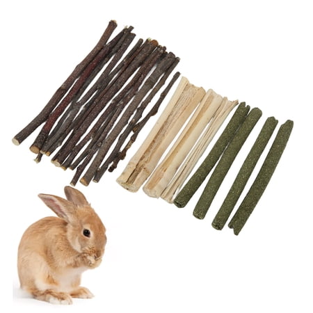 Pet Chewing Stick, Hamster Chew Toy Set Mixed Molar Sticks Sufficient Quantity Safe And For Pet Hamster Guinea Pig Chinchilla For Pet Toy