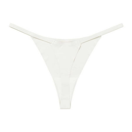 Xiaoxatg Women s Panties Low Rise Seamless Ice Silk T Back Panty With Crotch For Women Comfortable And Elegant Design Women s Boy Short Panties