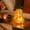 A, variant on Glass Pumpkin Night Light Transparent Gourd-Shaped Glass Lamp, Warm Soft LED Ambient Lighting, Hand-Blown Art Ornament for Indoor Home Desktop Decoration