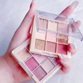 thumbnail image 4 of Shimmer Glitter Eyeshadow Palette, 9 Color Long-Lasting Waterproof Anti-Sweat Eye Makeup Kit for Daily & Party Looks, 4 of 8