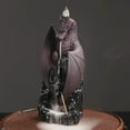 thumbnail image 6 of 1pc Purple Clay Dragon Backflow Incense Burner, Pterosaur Home Decor (Without Incense), 6 of 7