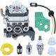 thumbnail image 1 of Honda GX25 GX35 FG110 HHT35 HHT25 Carburetor Kit - 9-in-1 Replacement Parts with Gasket, Fuel Filter, Air Filter, Spark Plug More, 1 of 5