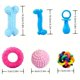 thumbnail image 3 of 18pcs Pet Ball Knot Plush Chew Toy Set, Interactive Toy For Dog For Fun Training, 3 of 4