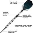 thumbnail image 3 of Viper Diamond 90% Tungsten Soft Tip Darts with Storage/Travel Case, Black Rings, 16 Grams, 3 of 5