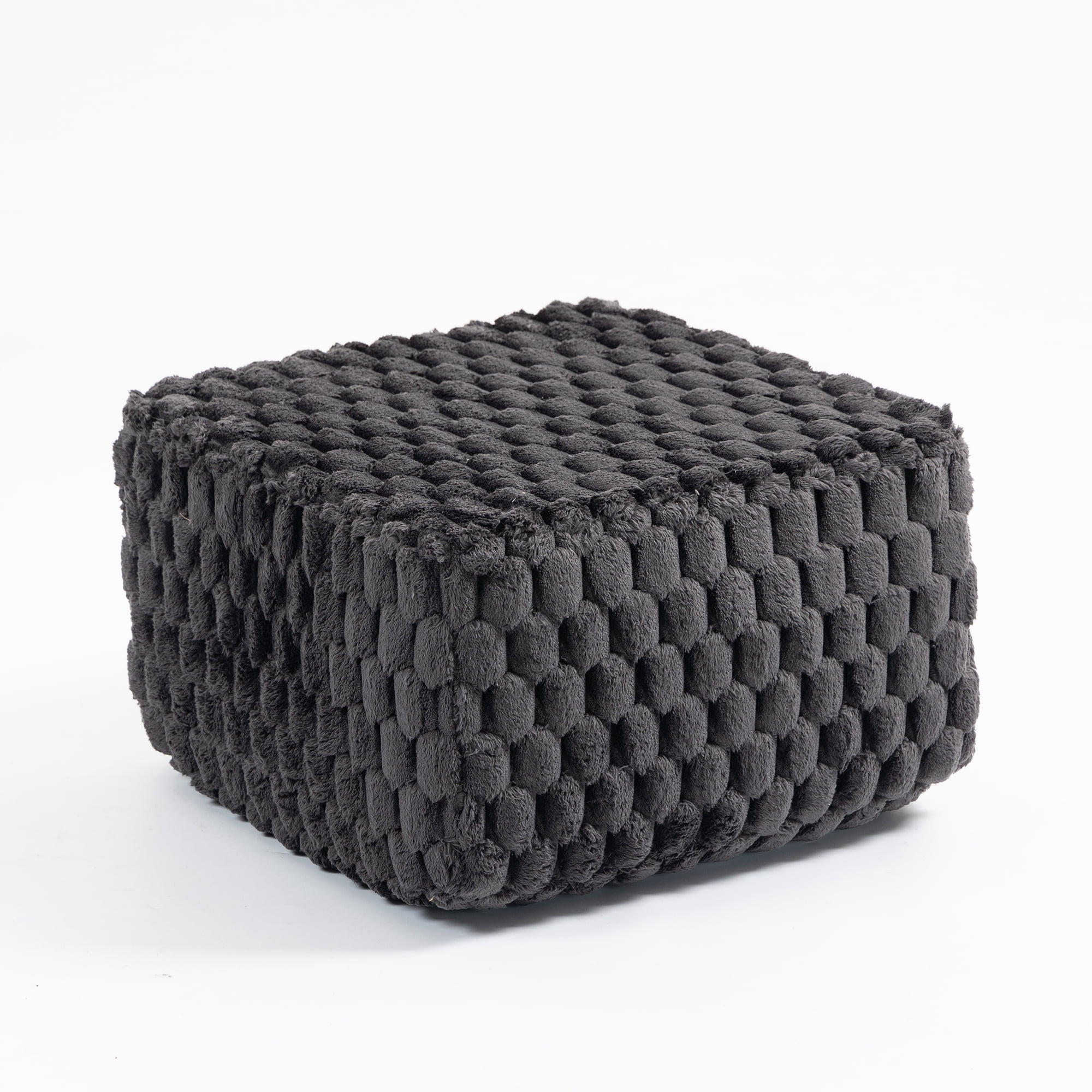 Demi Bonn 42" Corduroy Sofa Couches, Sofa Memory Foam Couches for Living Room, Cloud Couch with Ottoman, Gray