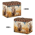thumbnail image 2 of SEANATIVE Aztec Southwest Sewing Machine Cover Protective Cover with Top Handle Sunflower Horse Stain Resistant Dust Cover Compatible with Most Standard Sewing Machines, 2 of 7