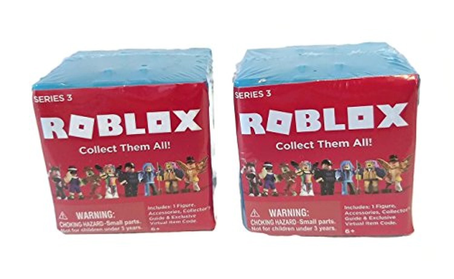 Roblox Series 3 Action Figure Mystery Box Set Of 2 Boxes 10720 03085 Walmart Com Walmart Com - set of 3 random roblox figures roblox random