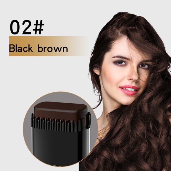 Instant Hair Colour Stick With Integrated Comb Hair Pen For GreyHair Comb 2-in-1 Waterproof And Sweatproof Hair Pen