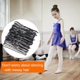thumbnail image 5 of Head Bands Stretch Clip Waved U-shaped Pin 100pc Hairpins size Hair Barrette Salon Black Accessory Hair Pins 6cm, 5 of 7