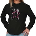 thumbnail image 3 of Star Shine Pretty Beautiful Cute Women's Long Sleeve T Shirt Brisco Brands S, 3 of 6