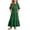 Green, variant on Auroural Girls Long Dresses Girls Summer Casual Dress with Ruffles Short Sleeve Round-Neck Dress for 4-14Y