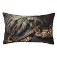 thumbnail image 1 of Fotbe Noble Style Bald Eagle Funda de Almohada Decorativa Estilo Occidental, Lujo en Algodón, Fundas para Almohadas King, Cojín Estampado para Decoración del Hogar-20"x30", 1 of 6