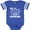 Football Blue and White, variant on Inktastic My Best Friend is My Godfather with Hearts Boys or Girls Baby Bodysuit