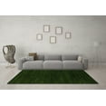 thumbnail image 3 of Ahgly Company Indoor Round Abstract Green Modern Area Rugs, 7' Round, 3 of 4