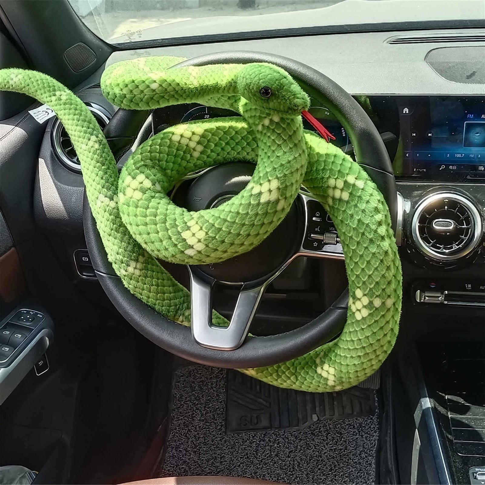 Shulemin 190cm Python Plush Toy Soft Giant Doll Funny Photo Props Spoof ...