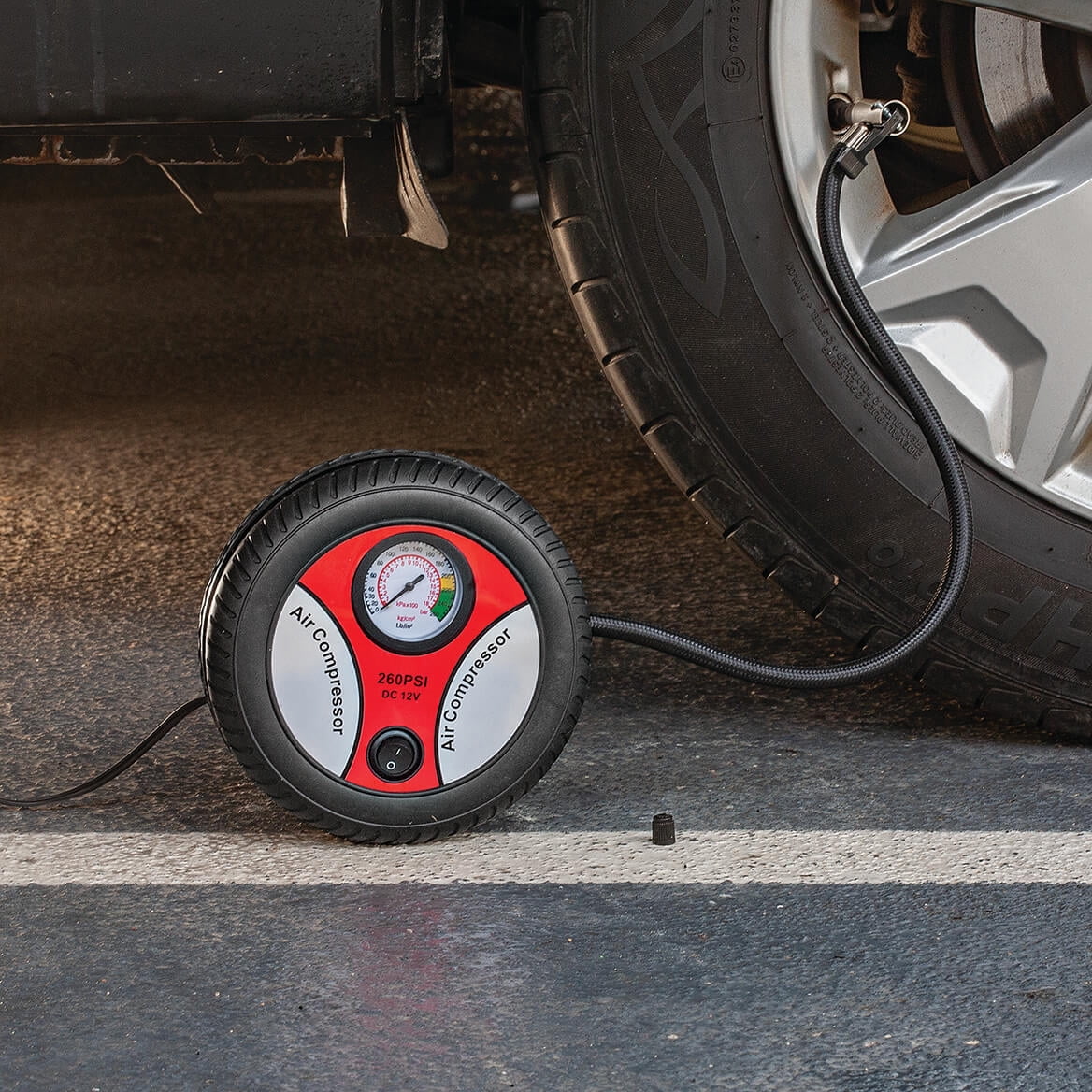 Tire Shaped Air Compressor