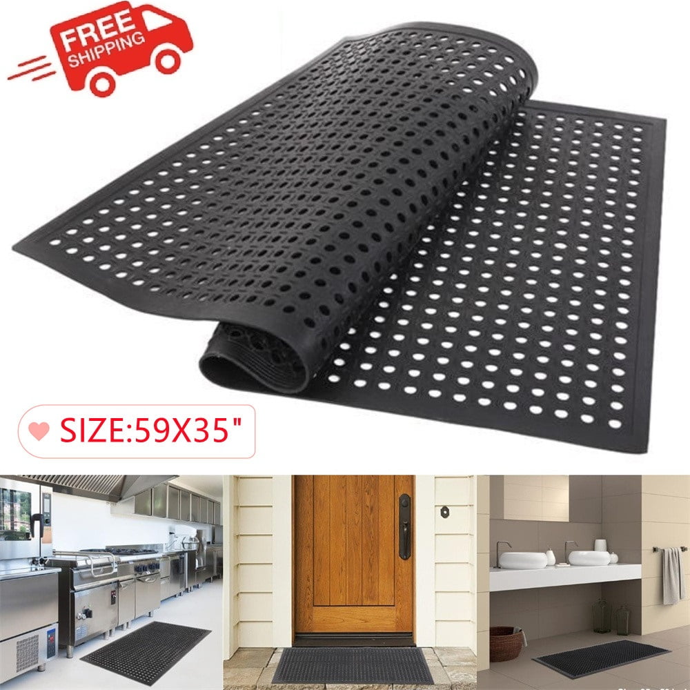 Rubber Door Mats Anti-Fatigue Floor Mat for Kitchen New Bar Floor Mats  Commercial Heavy Duty Bath MatÂ