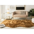 thumbnail image 3 of Safavieh Faux Sheep Skin Jadyn Animal Area Rug, Camel, 8' x 10', 3 of 12