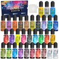 thumbnail image 1 of Juego de tintas con alcohol FansarRiche, 32 colores, 10 ml, tinte de resina, 1 of 6