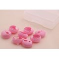 thumbnail image 5 of (Fit in Case) 4 Pairs Replacement Super Thin Slim Rubber Silicone Earbuds Ear Tips and Covers Skin for Apple AirPods 2 1 or EarPods Headphones (Fit in Charging Case) (4 Pink), 5 of 5