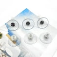 thumbnail image 5 of ​​Piwvid 1/6PCS Screw Suction Cups 40mm, Clear PVC Plastic Pads Without Hook Extra Strong Power, Holder for Bathroom Wall Window Car License Plates Glass Surfaces​​, 5 of 7