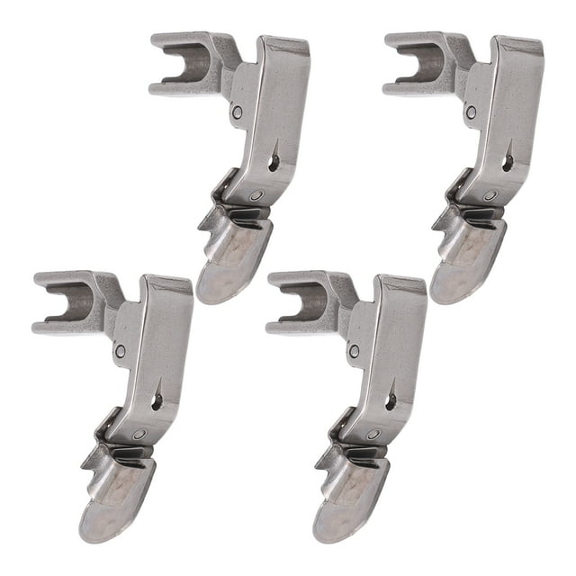 Accesorios para máquinas de coser, 4 piezas Prensatelas para máquina de coser con dobladillo enrollado Prensatelas para máquina de coser con dobladillo enrollado Muy recomendable