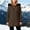 *Brown, variant on ClodeEU Women's Puffer Hooded Jacket, Lightweight Mid-Length Winter Puffer Coat With Pockets Pink,Womens Plus XXL